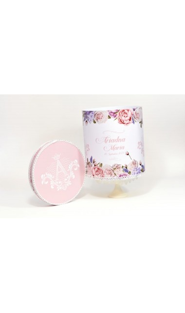 Trusou de botez regal pentru fetite tematica florala, Mica printesa 15